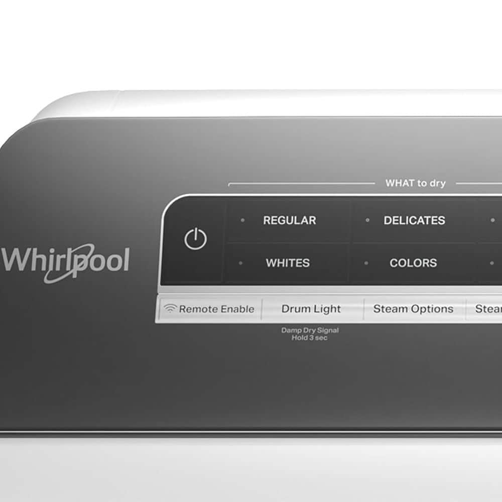 Whirlpool 5.3 Cu. Ft. Top Load Washer and 7.4 Cu. Ft. Top Load Gas Dryer Laundry Pair in White, , large