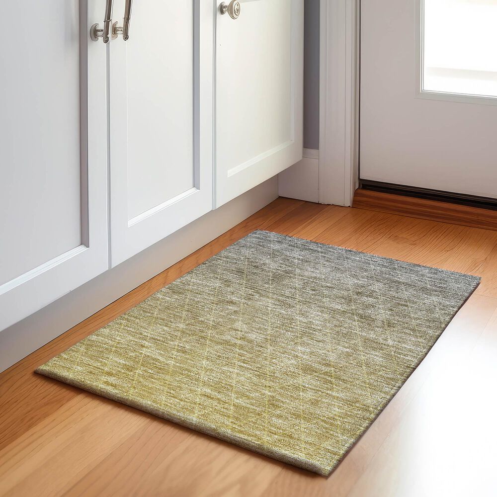 Dalyn Rug Company Lazio 1&#39;8&quot; x 2&#39;6&quot; Gold Area Rug, , large