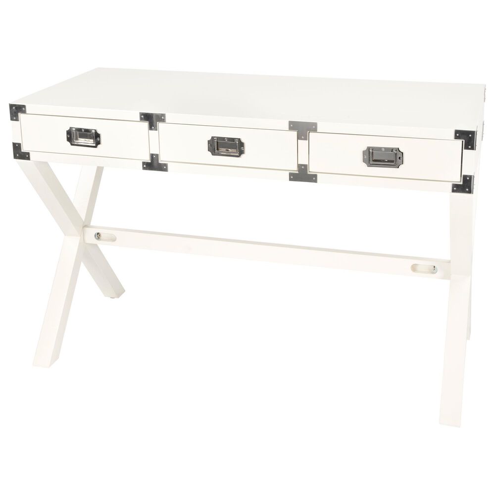 Butler Anew Campaign Desk in White, , large