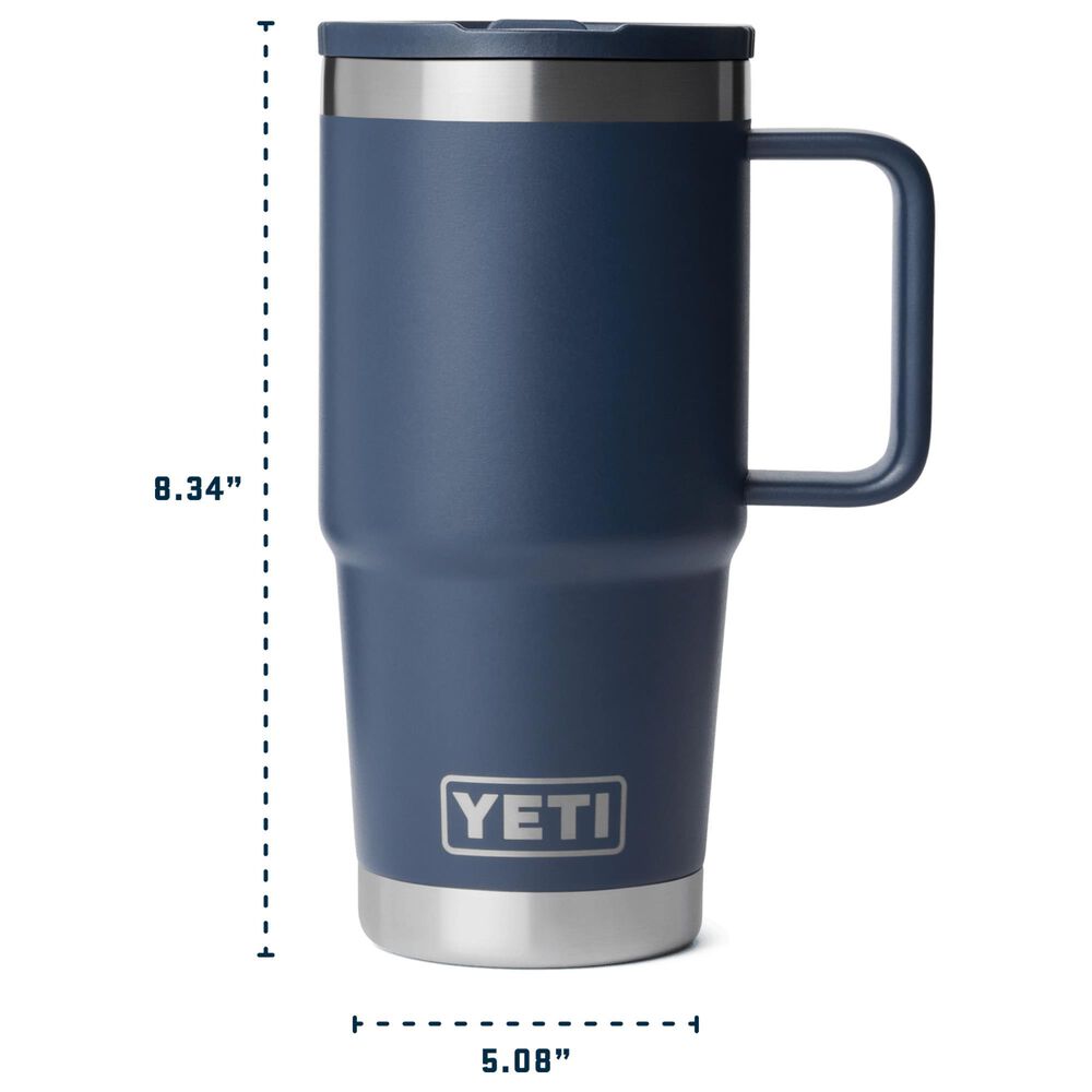 YETI Rambler 20 Oz Travel Straw Mug with Color-Matched Straw Lid in Royal Blue, , large