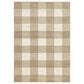 Oriental Weavers Georgia Geometric 678A0 5"3" x 7"3" Beige and Ivory Area Rug, , large