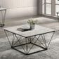 Furniture of America Anitta 3-Piece Table Set in White and Black, , large