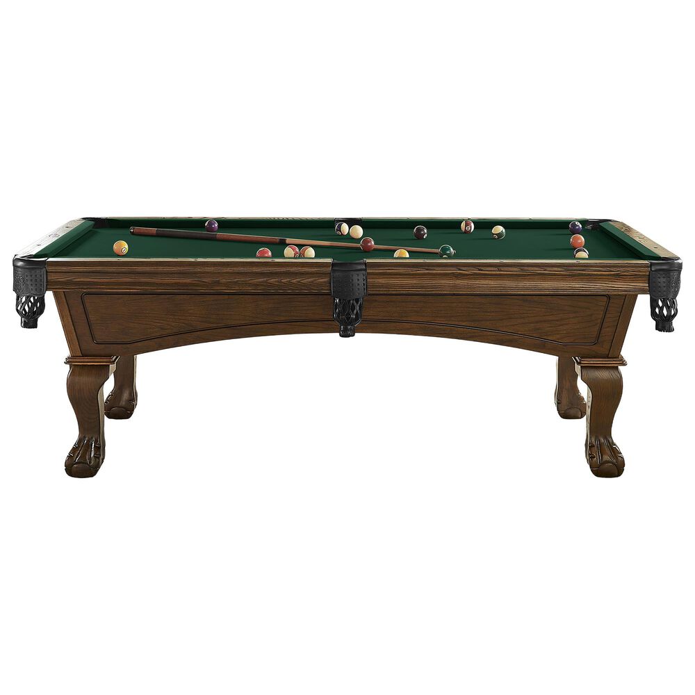 Imperial Hayden 8' Pool Table with Ball and Claw Leg in Russet, , large