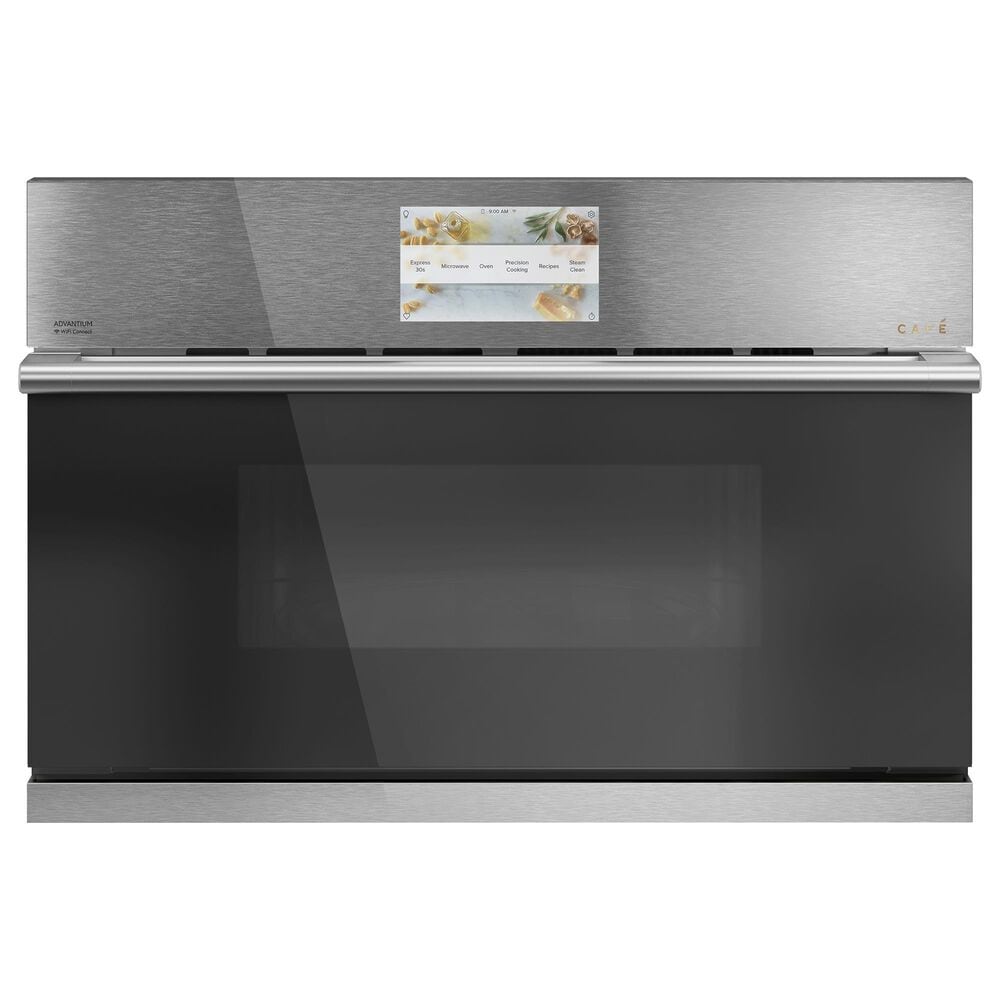 Cafe 1.7 Cu. Ft. 30" Built-In Smart Microwave Oven with 120V Advantium Technology in Platinum Glass, , large