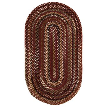 Capel Gramercy 0070-500 11"4" x 14"4" Oval Cinnabar Area Rug, , large