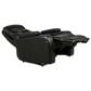 Oxford Furniture Power Home Theater Recliner with Power Headrest in Bolero Black, , large