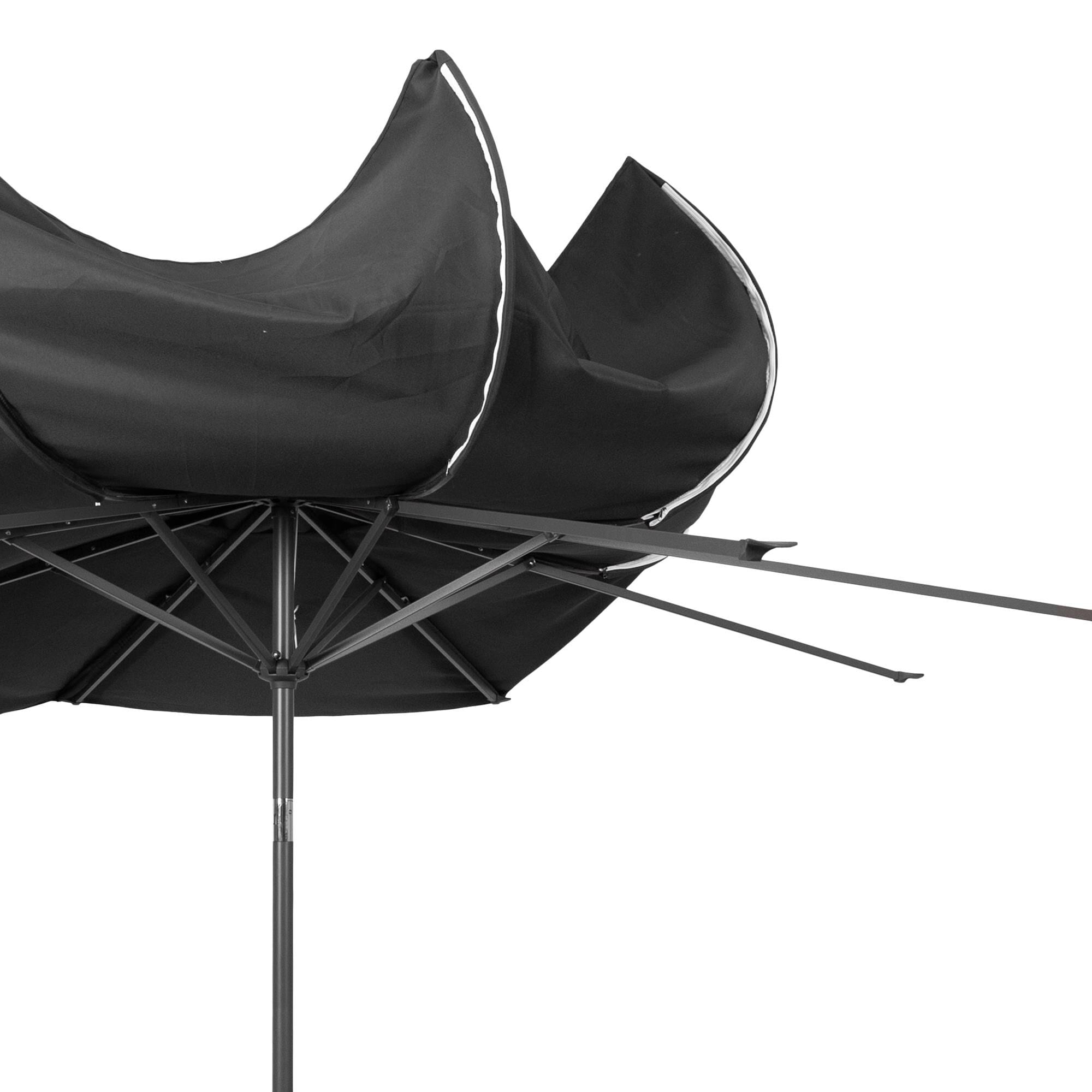 Outdoor umbrella clearance wind resistant