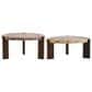 Blue Sun Designs Samplson 2-Piece Coffee Table Set in Light Natural and Bronze, , large