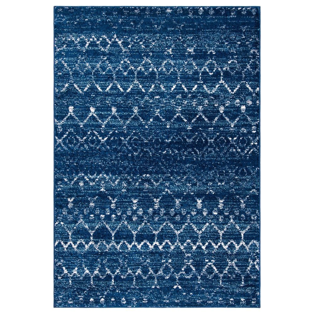 Safavieh Tulum 3" x 5" Blue and Ivory Area Rug, , large