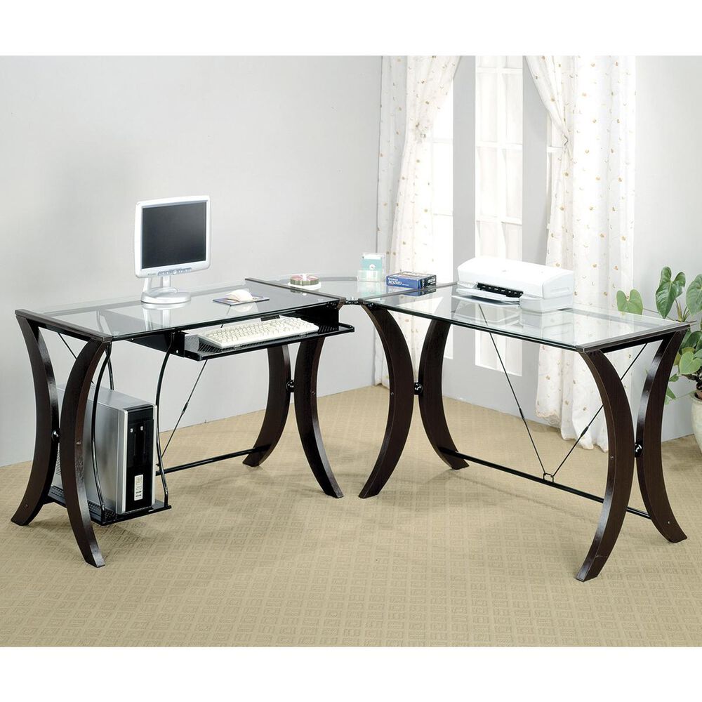 Pacific Landing L-Shape Computer Desk Unit, , large
