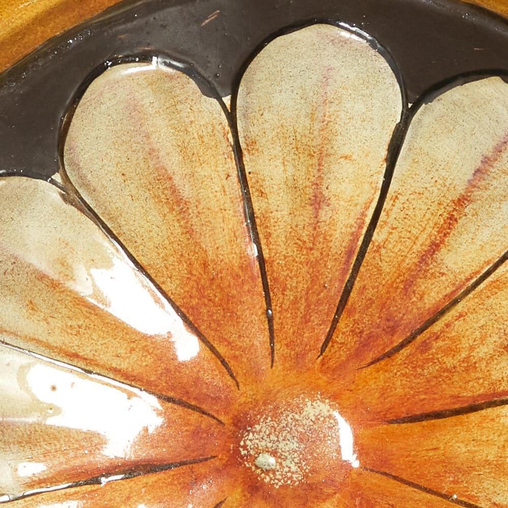 Maple and Jade 25&quot; x 46&quot; Spanish Inspired Floral Plate Wall Decor in Multicolor, , large