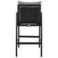 Armen Living Grand Patio Bar Stool in Dark Gray, , large