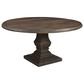 Home Trends & Design Nimes and Darcy 5-Piece Dining Set with Dark Grey Cushion in Weathered Mango and Driftwood, , large