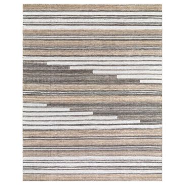 Surya Azalea Black, Taupe, White and Brown 12" x 15" Area Rug, , large