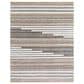 Surya Azalea Black, Taupe, White and Brown 12" x 15" Area Rug, , large