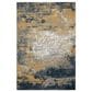 Nourison Twilight  5"6" x 8"6" Navy and Gold Area Rug, , large