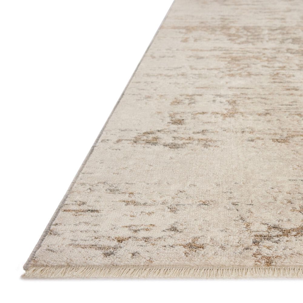 Loloi Nellie Dove and Natural 2&#39; x 3&#39; Area Rug, , large