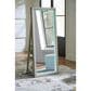 Ashley Evesen Floor Standing Mirror with Shelves in Champagne, , large