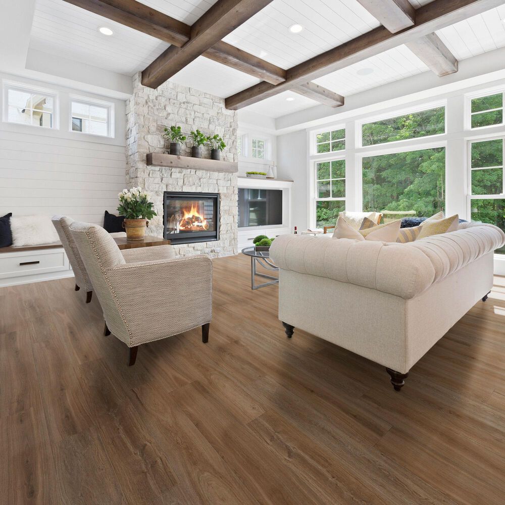 Cali Flooring Longboard Icons Beacons Bark 9" x 72" Luxury Vinyl Plank, , large