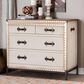 Baxton Studio Benton 4-Drawer Storage Cabinet in Beige, , large