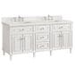 James Martin Vanities Lorelai 72" Double Vanity in Bright White with 3 cm Lime Delight Quartz Top, , large