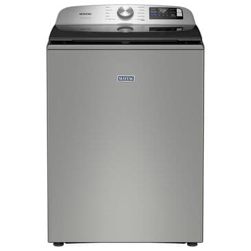 Maytag 5.3 Cu. Ft. Top Load Smart Washer with Extra Power in Classic Silver, , large