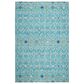 Dalyn Rug Company Portico PO4 Teal 10" x 14" Area Rug, , large