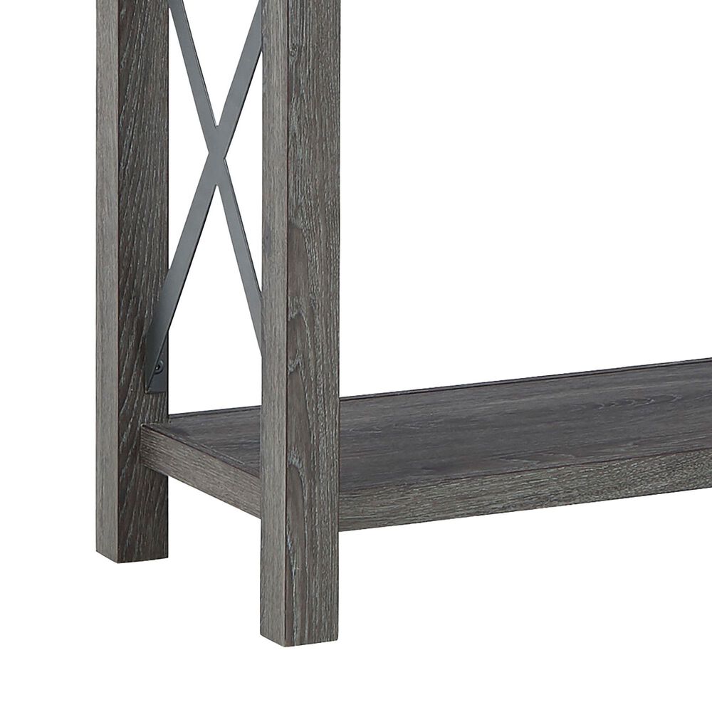 Ashley Freedan Console Sofa Table in Grayish Brown, , large