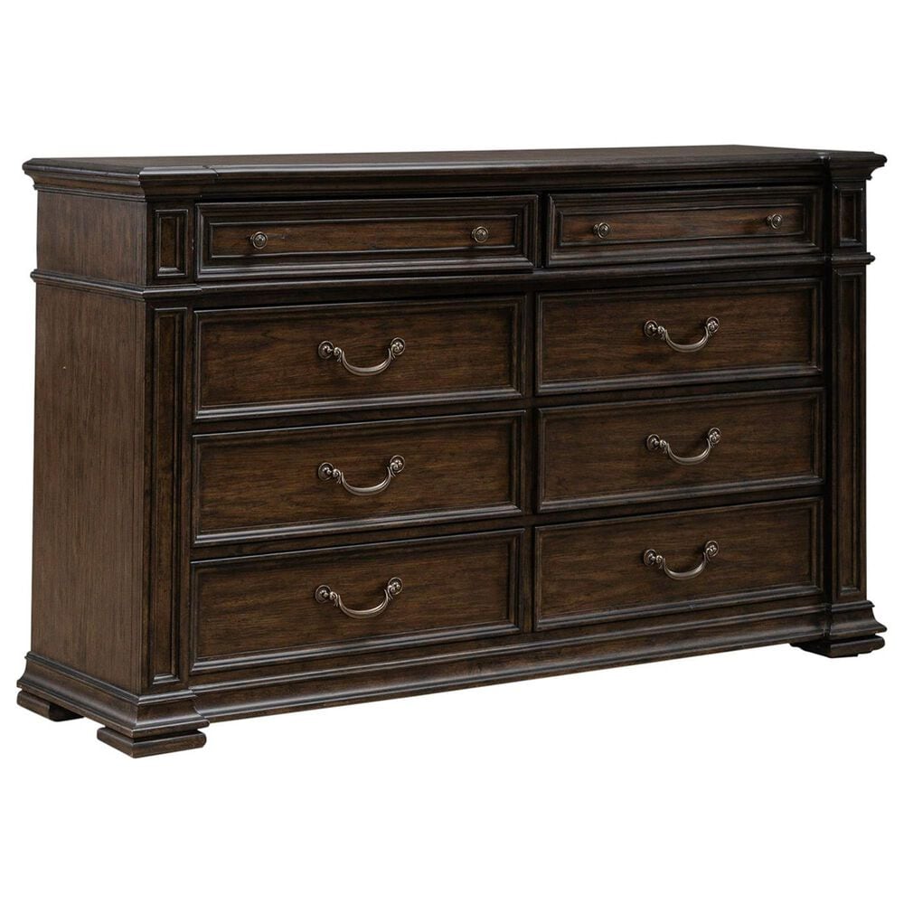 Belle Furnishings Provence Park 8-Drawer Dresser Only in Chateau Brown, , large