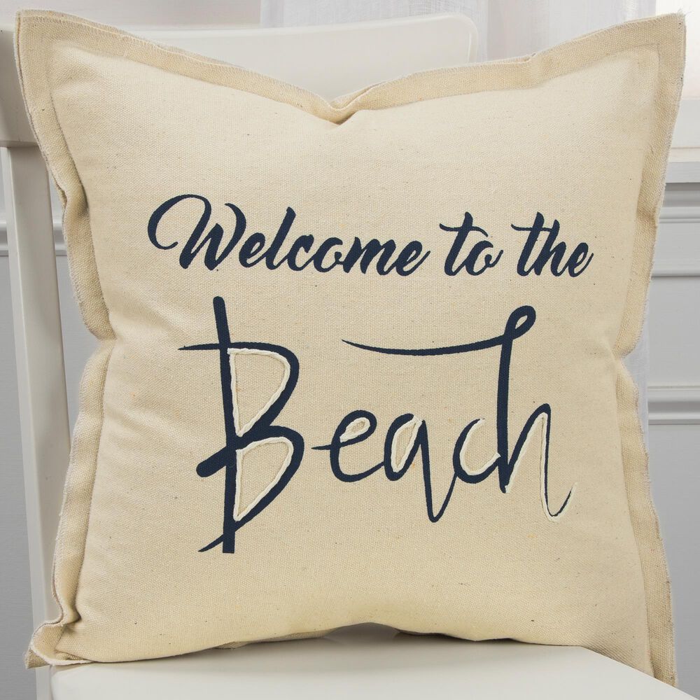Rizzy Home Sentiment 20" Pillow Cover in Natural, , large
