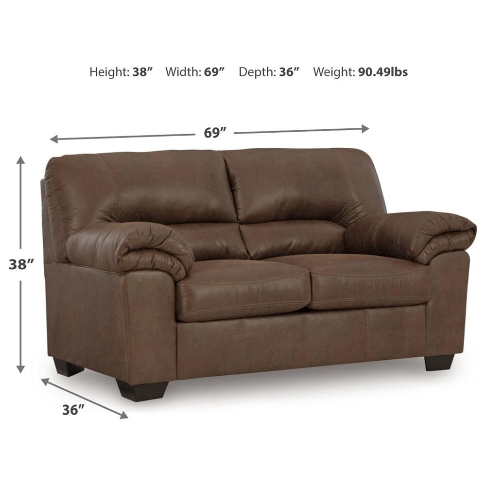 Ashley 7-Piece Living Room Set in Coffee, , large