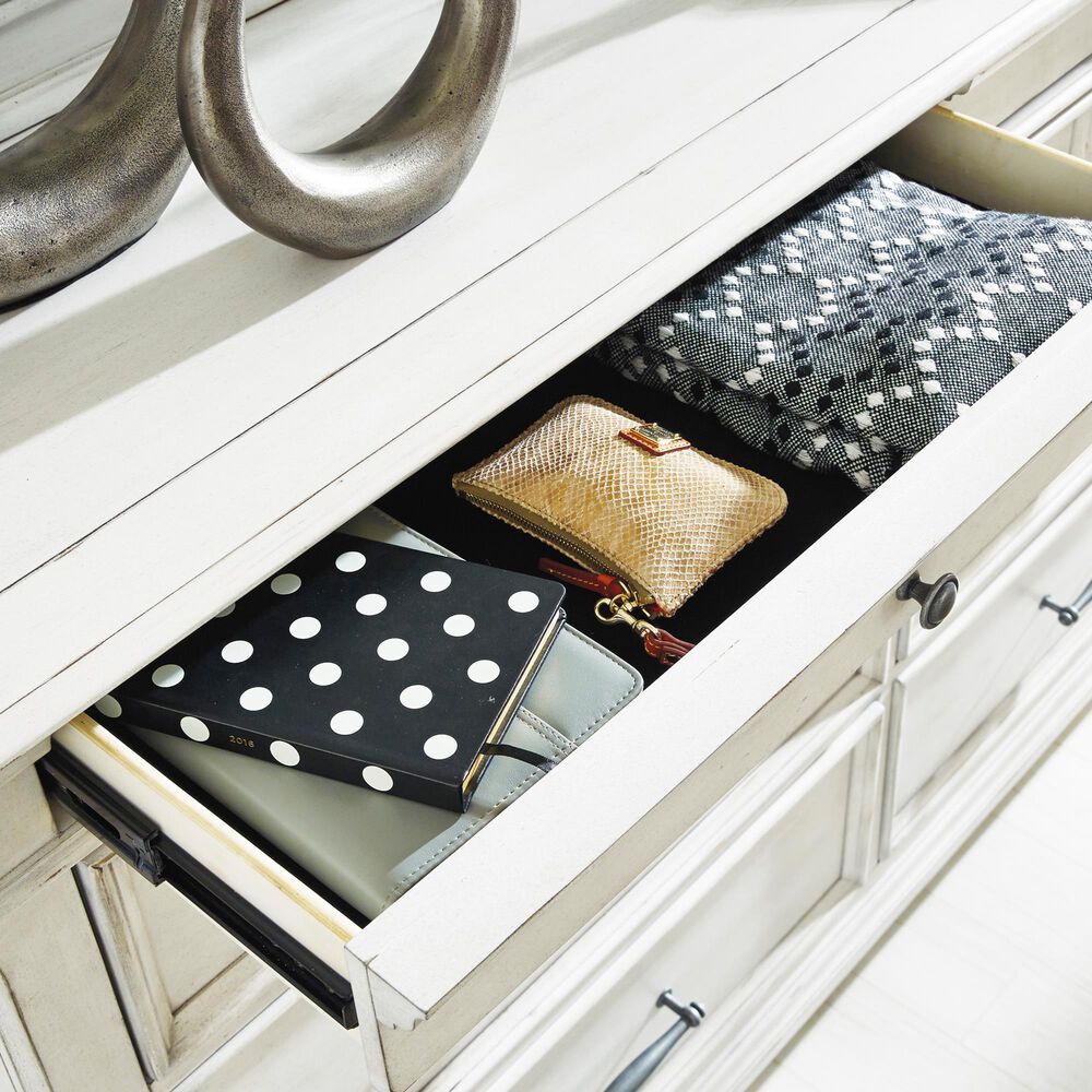 Ashley Kanwyn 9 Drawer Dresser in Distressed Whitewash, , large