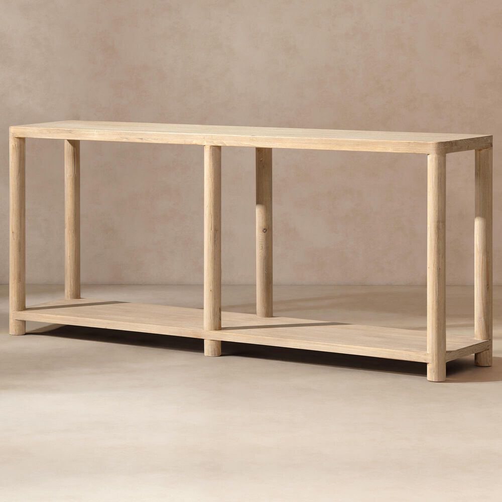 Jennifer Taylor Home Milo Console Table in Light Natural Cerused, , large