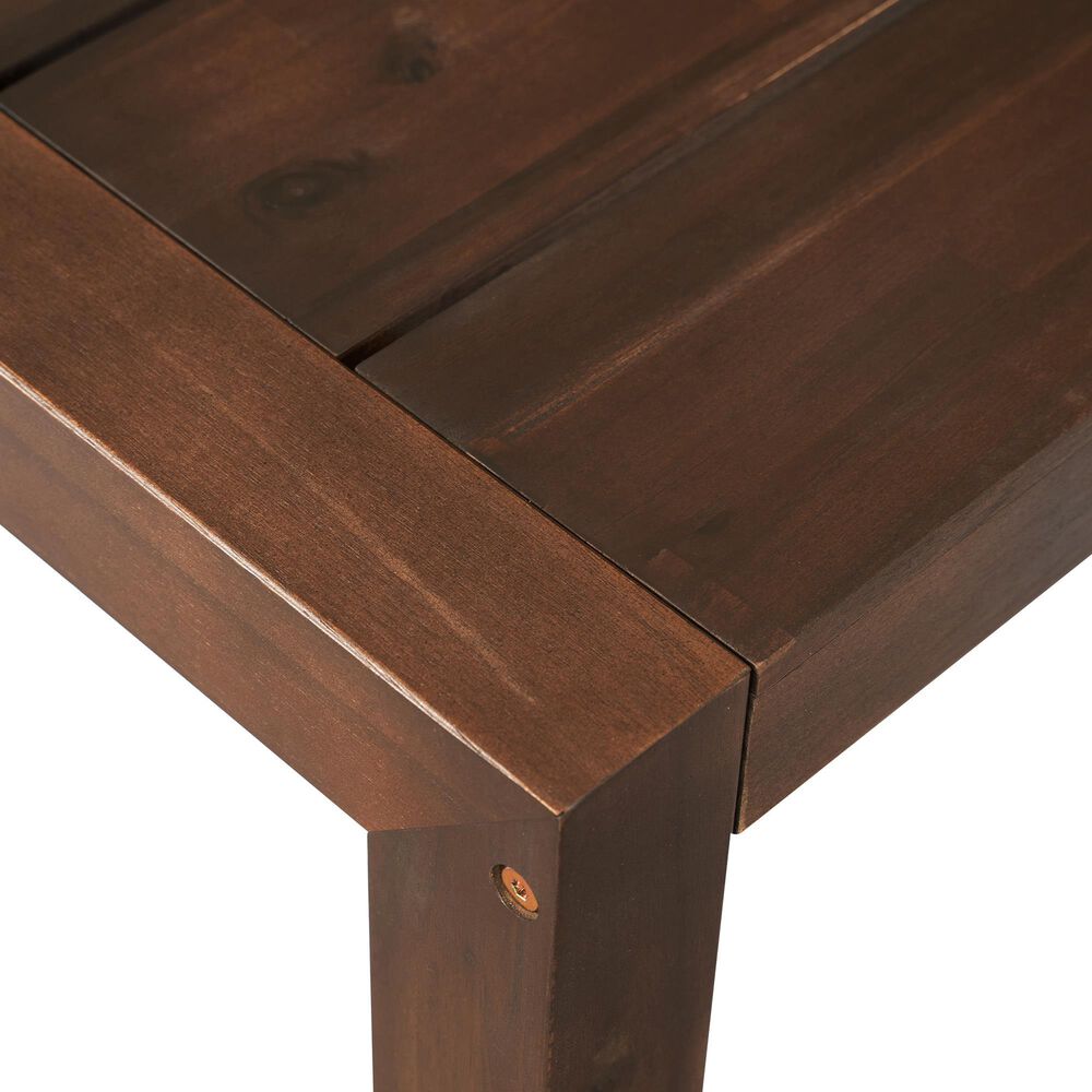 HOMLUX 5-Piece Patio Bar Set with 52" Rectangular Mocha Table in Beige, , large