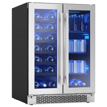 Zephyr 5.2 Cu. Ft. French Door Wine and Beverage Cooler in Stainless Steel, , large