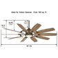 Minka-Aire Barn 65" Ceiling Fan with LED Light in Heirloom Bronze, , large