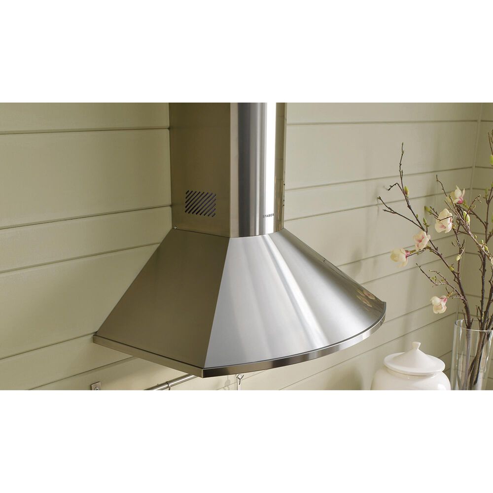 Faber 30" Tender Chimney Wall Hood with VAM Technology in Stainless Steel, , large