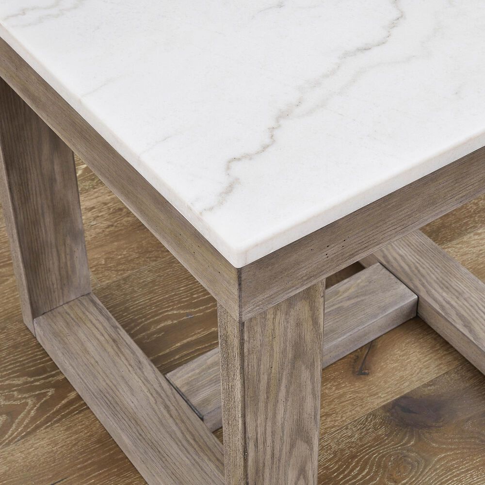Ashley Loyaska End Table in Grayish Brown and Ivory, , large