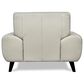 Chateau d"Ax Stationary Leather Sofa and Chair Set in Beige, , large
