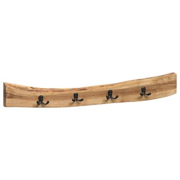 Timberlake Alpine 36" Coat Hook in Natural and Black, , large