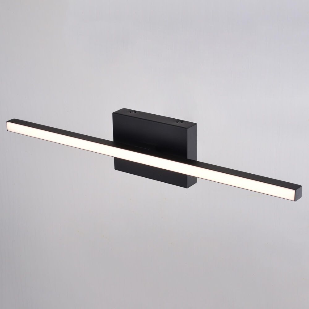 Vaxcel Ashburn 1-Light Bathroom Vanity in Matte Black, , large