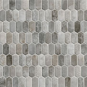 MS International Savoy Brown 12" x 12" Picket Glass Mosaic Sheet, , large