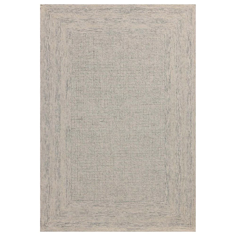Amber Lewis x Loloi Windsor 8"6" x 11"6" Ivory and Sky Area Rug, , large