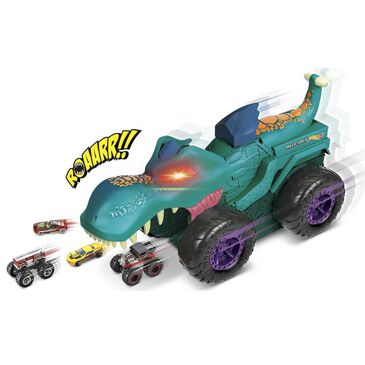 Hot Wheels Monster Trucks Car Chompi Mega-Wrex Vehicle, , large