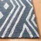 Safavieh Micro-Loop 5" x 8" Navy and Blue Area Rug, , large
