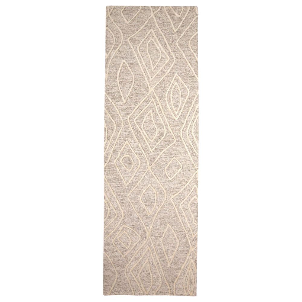 Feizy Enzo 8738F 2"6" x 8" Ivory and Natural Runner, , large