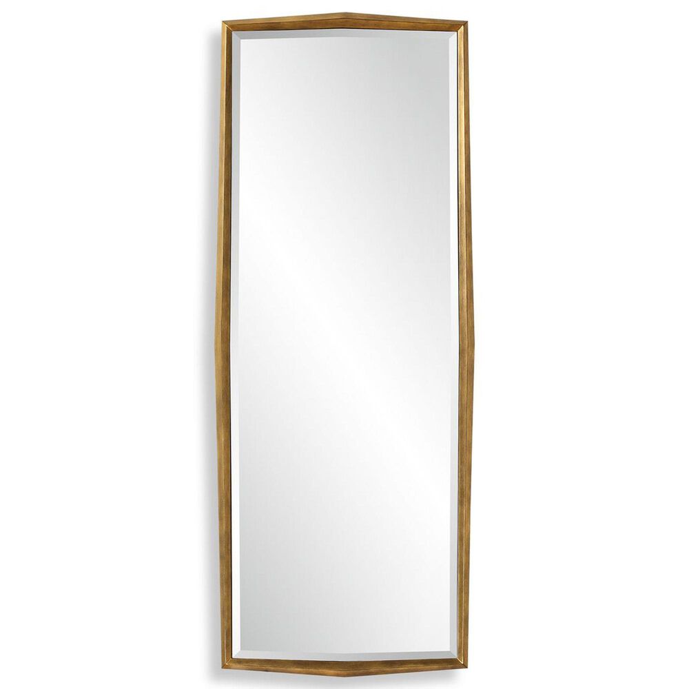 Uttermost On Point Rectangular Wall Mirror in Antiqued Gold Leaf, , large