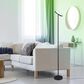 Adesso Kai Color Changing LED Torchiere in Black, , large
