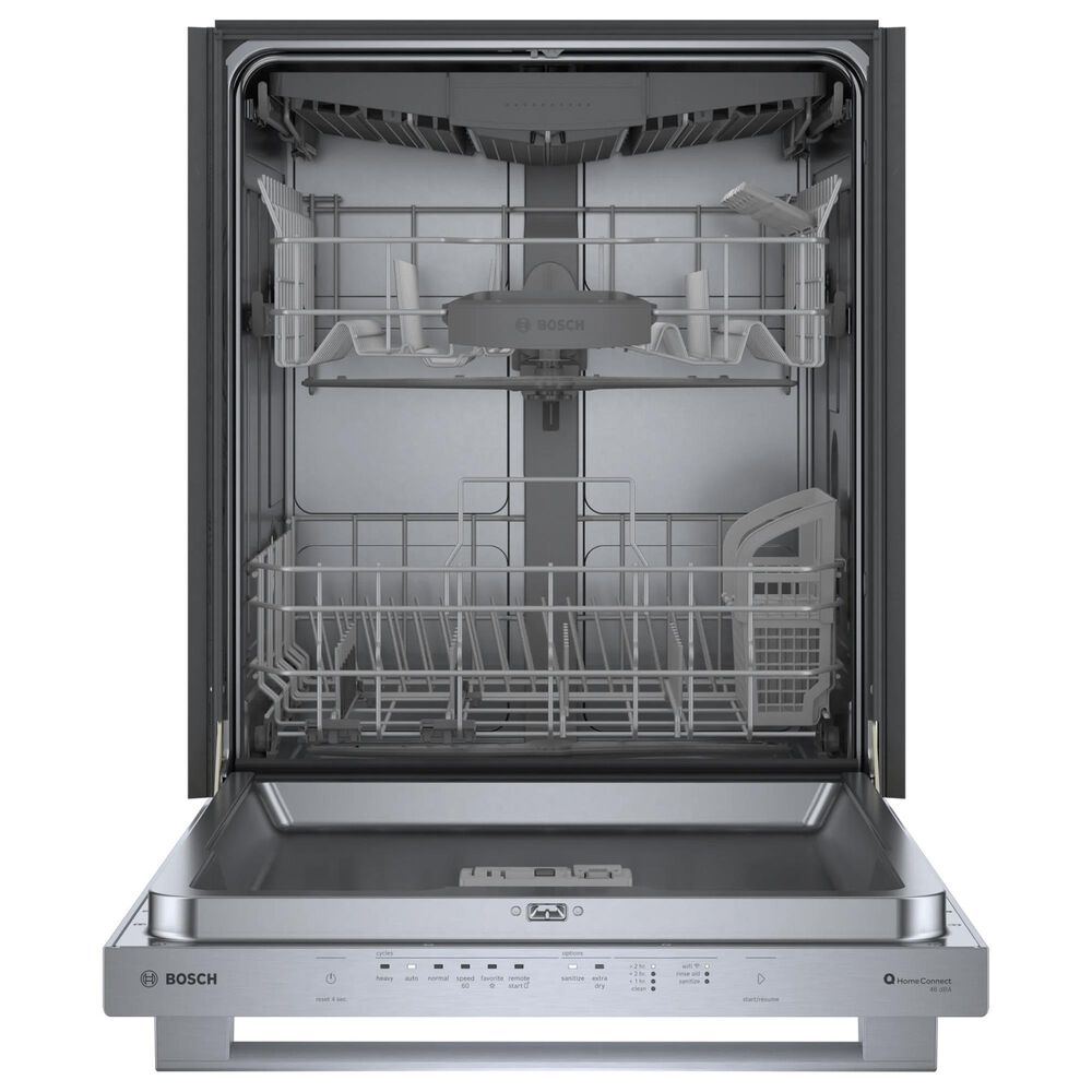 Bosch 300 Series 24&#39;&#39; Built-In Bar Handle Dishwasher with 8 Wash Cycles in Stainless Steel, , large