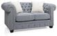 Decor-Rest Furniture Stationary Loveseat in Antonia Sky, , large